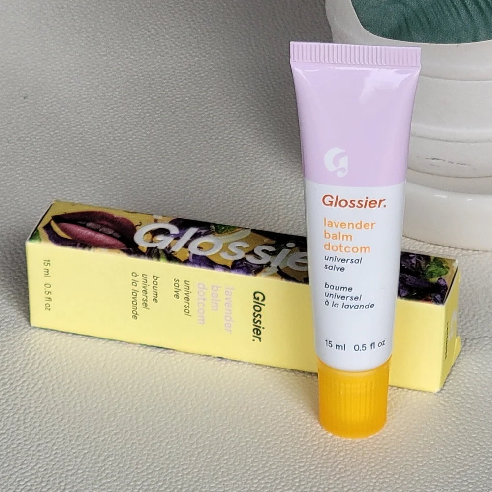 Glossier Lavendar Lip Balm Dotcom